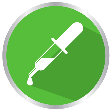 Green dropper icon